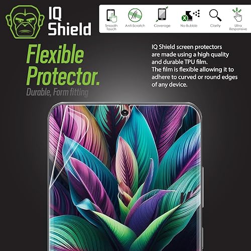 Miniatura 3 de IQShield Protector de pantalla compatible con Samsung Galaxy S20 Ultra (6.9 pulgadas) (paquete de 3) (compatible con fundas) Película de TPU
