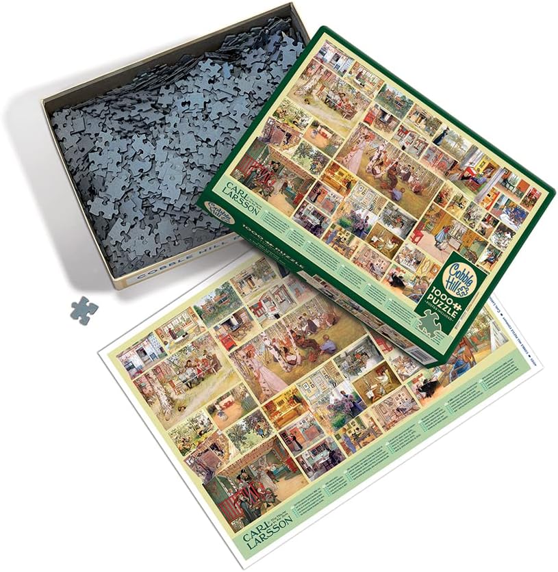 Cobble Hill 1000 Piece Puzzle - Carl Larsson - Sample Poster Included