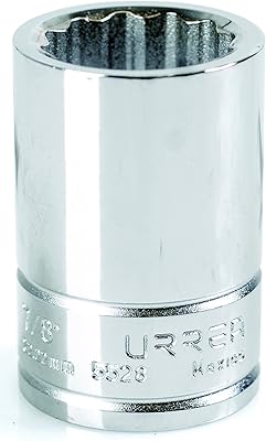 Urrea 5528 3/4-Inch Drive 12-Point 7/8-Inch Chrome Socket