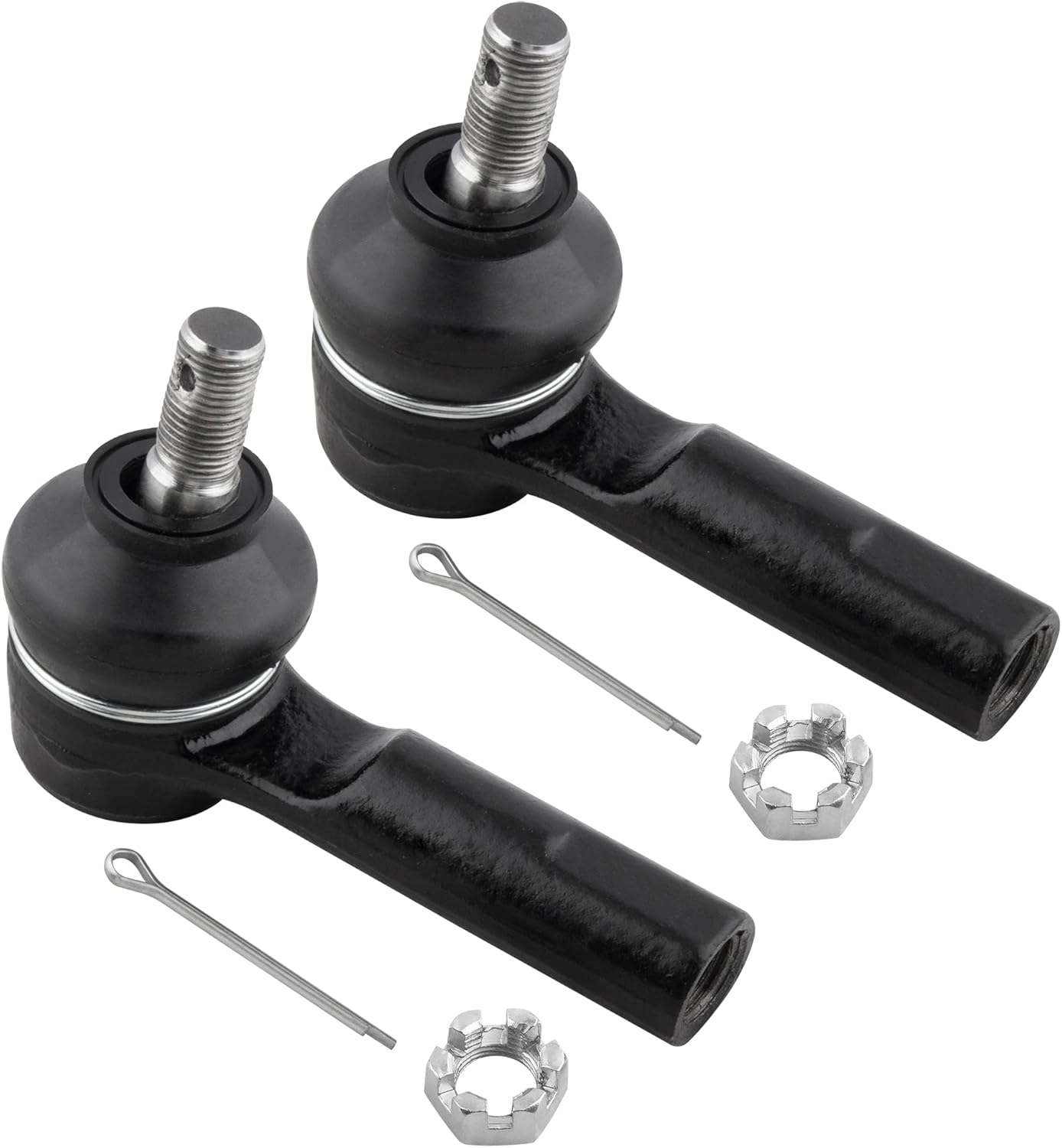 2Pcs Front Outer Tie Rods End Links LH Driver & RH Passenger Fit For Nissan Altima 2005-2006 SE/SL/S/SE-R Base Sedan 4-Door 2.5L 3.5L Replace# ES800527