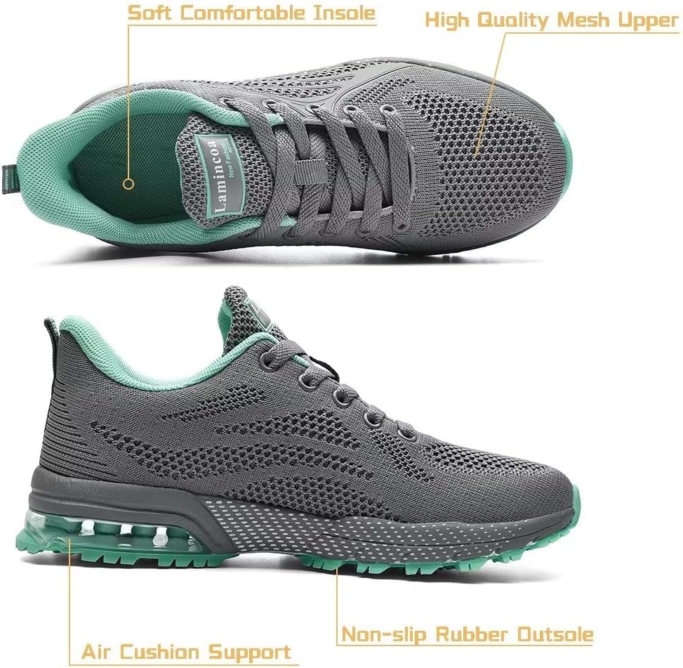 Lamincoa Womens Running Shoes Athletic Women Sneakers Non Slip Womens Tennis Shoes