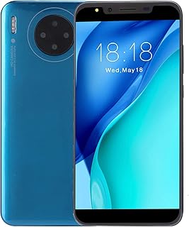 Smartphones Dbloqus 3G International Android Tlphones Portables Dbloqus cran HD de 572 Pouces 512MB  4G 2MP  2MP Camra Quad Double Carte Double Veille Face ID amp FingerprintBlue