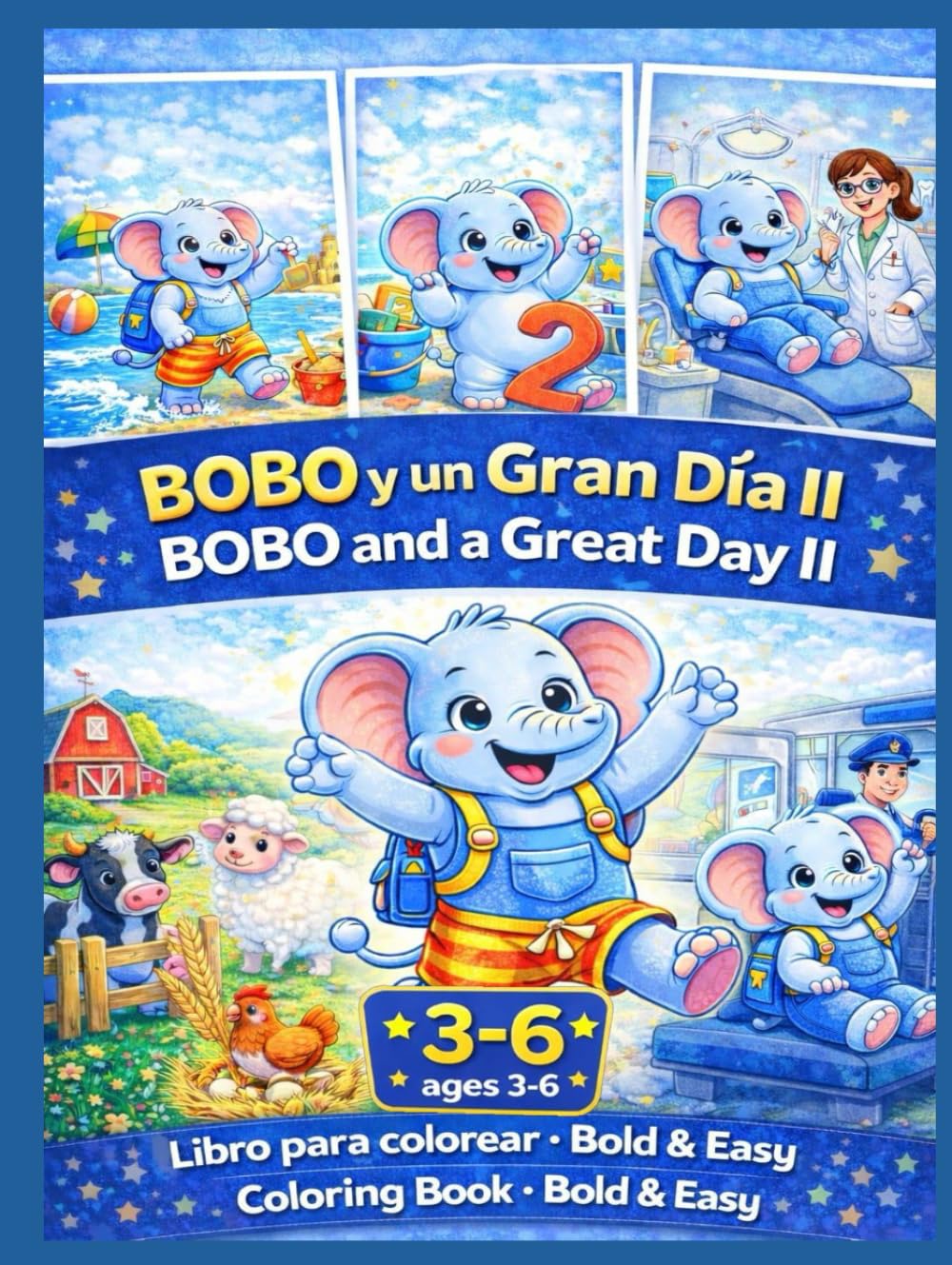 BOBO AND A GREAT DAY II - PREMIUM: Coloring with BOBO - Special edition - 5 Chapters