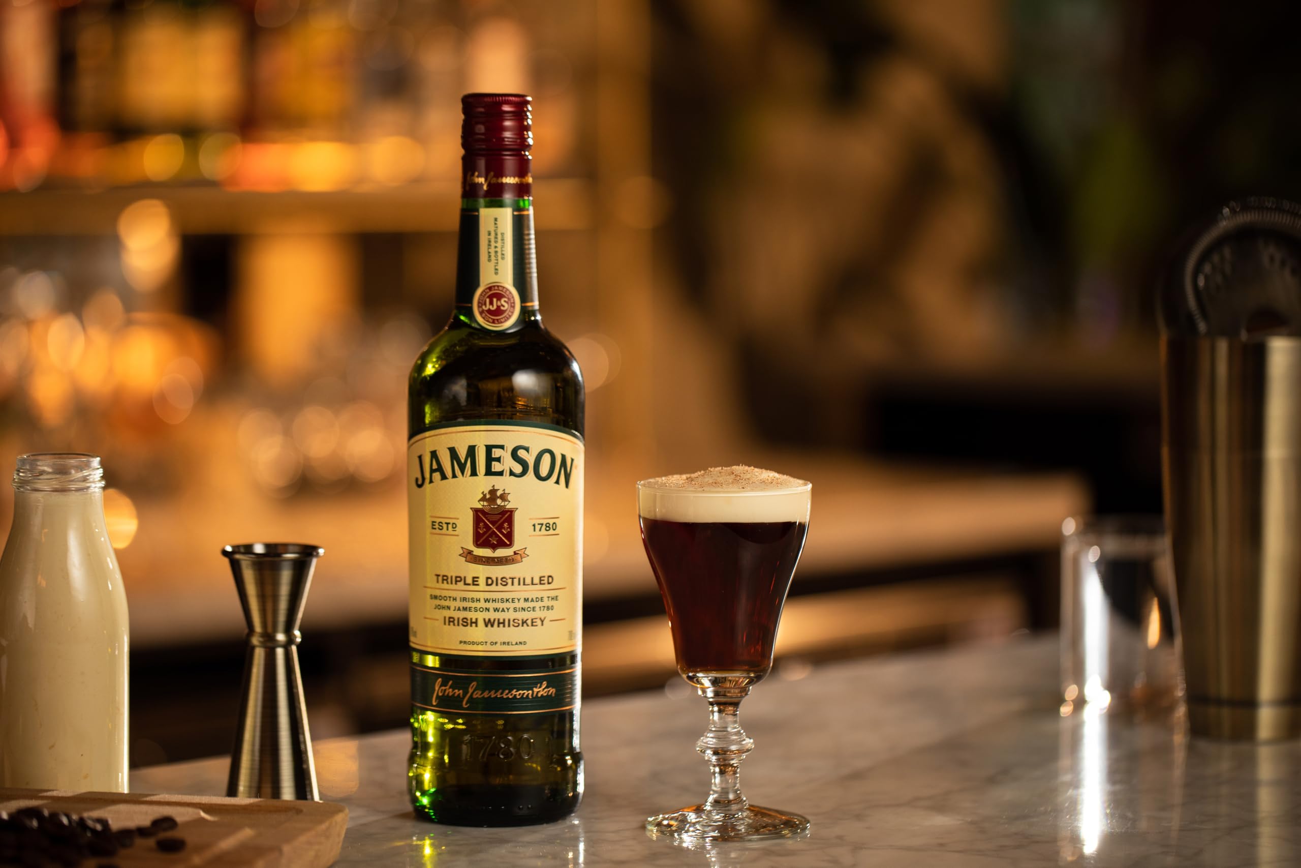 Jameson Irish Whiskey Original, Tripla Distillazione a Midleton, vol 40%, 100 CL