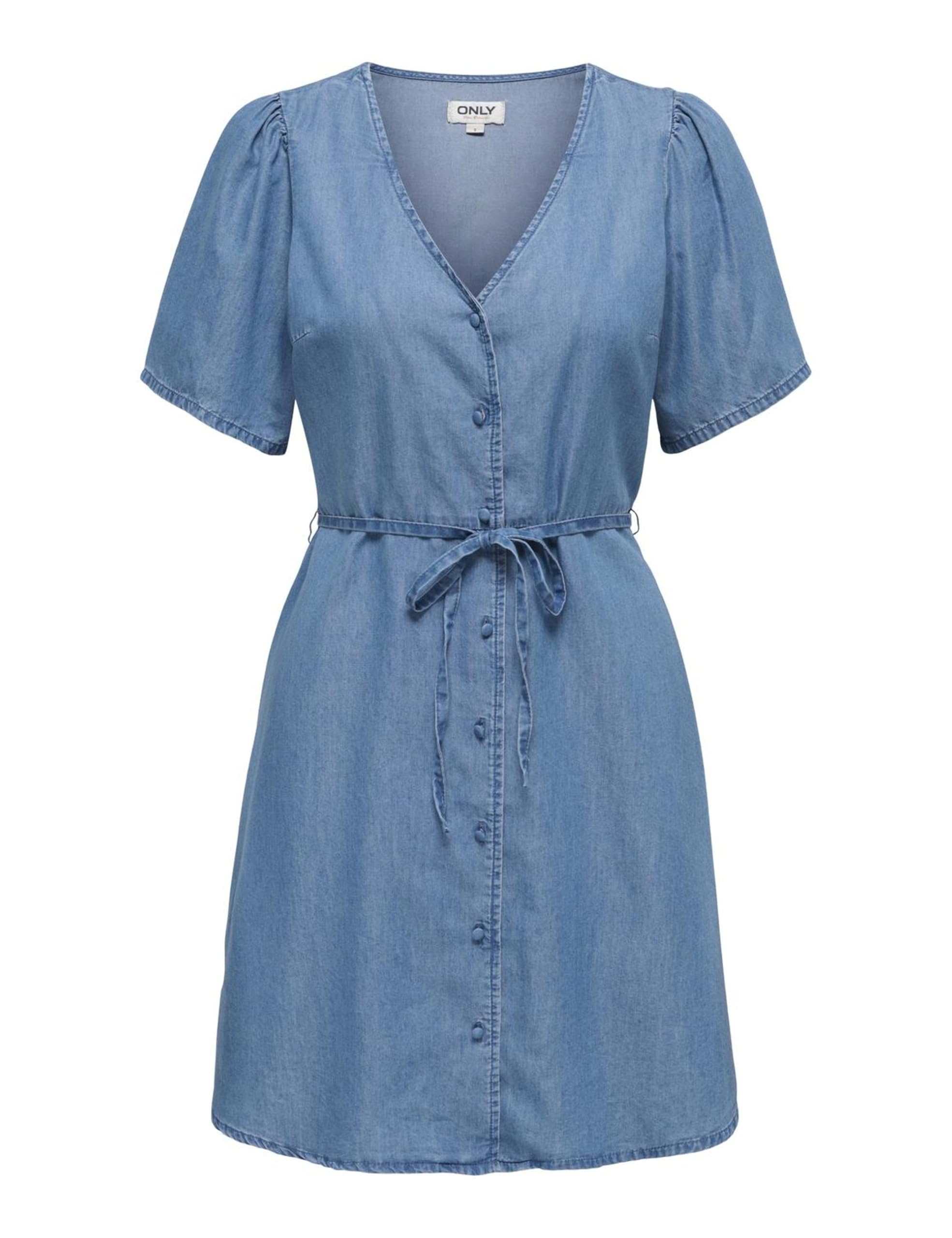 ONLY Damen Onlevida-Bea S/S Short Dress DNM Qyt