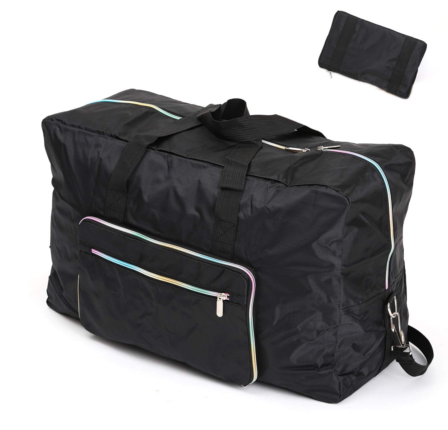 Large Foldable Travel Duffle Bag for Women Girls Cute Floral Weekender Overnight Carry On Checked Luggage Bag Hospital Bag Tote Handbag Shoulder Bag for Kids