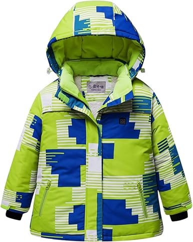 Boys Girls Hoodie Heating Coat Electric 