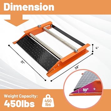 Heavy Duty Cable Roller Stand, Single Reel Dispenser for Reels up to 28 Width, Cable Drum Roller for Cord Management, Sturdy Steel Frame with Coating, Smooth Rotation for Easy Wire Unwinding