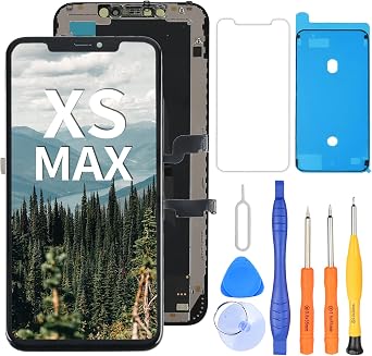 Ayake Screen Replacement for iPhone Xs Max, 6.5-inch FHD Display and Touch Digitizer Full Assembly Face ID, 3D Touch, True Tone