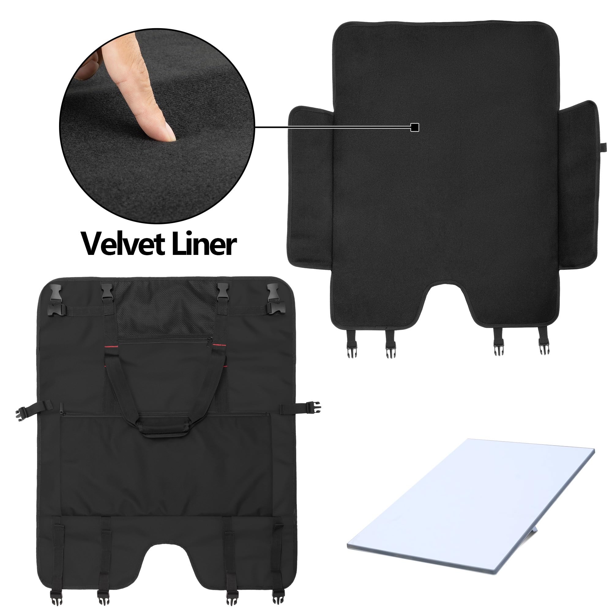 Trunab Portable Travel Bag Compatible with Starlink Gen 3, Large Pocket for Router, Adapter, Cables, Fits for Camping, Outdoor, RV Trip