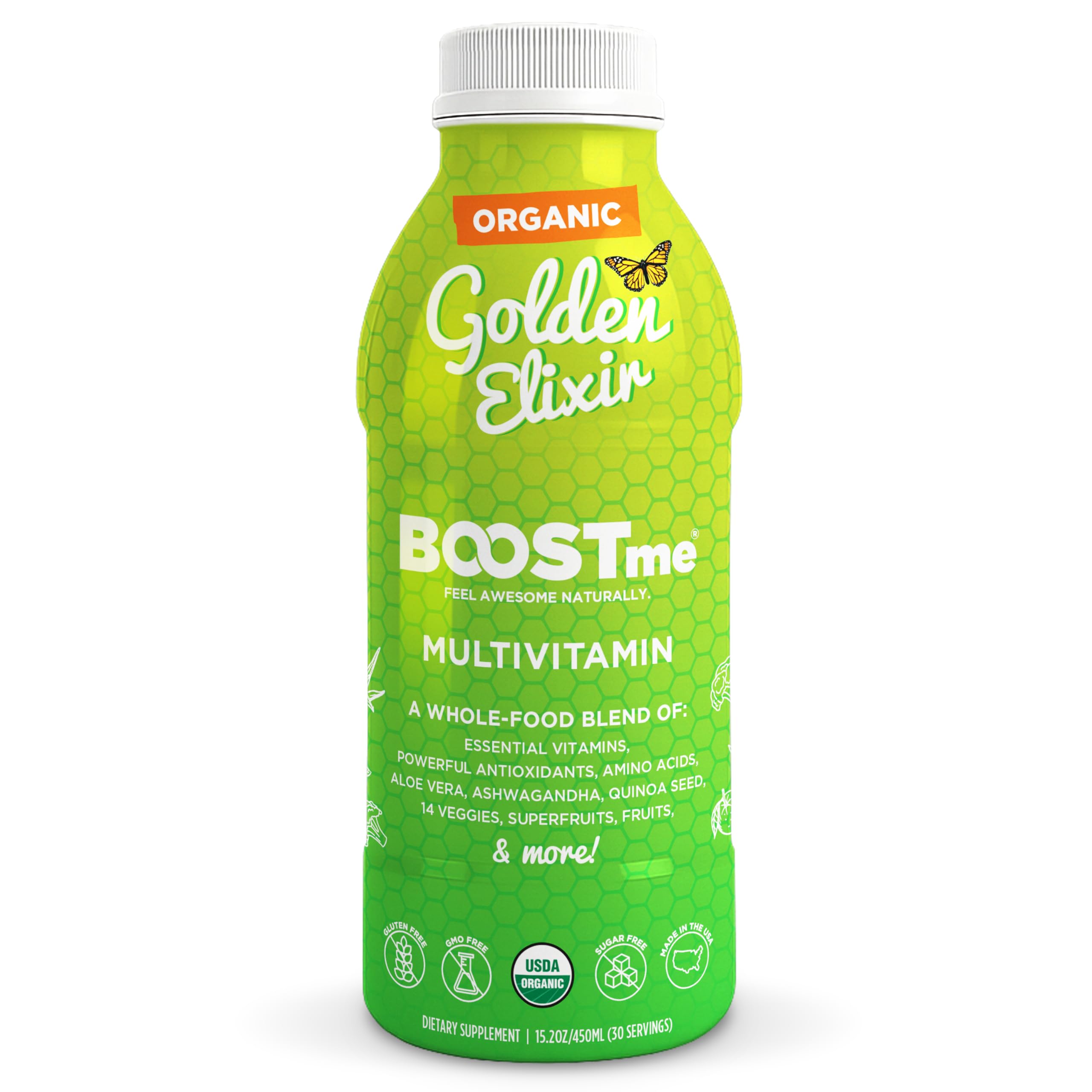 Amazon.com: BoostMe Golden Elixir Liquid Multivitamin - Daily