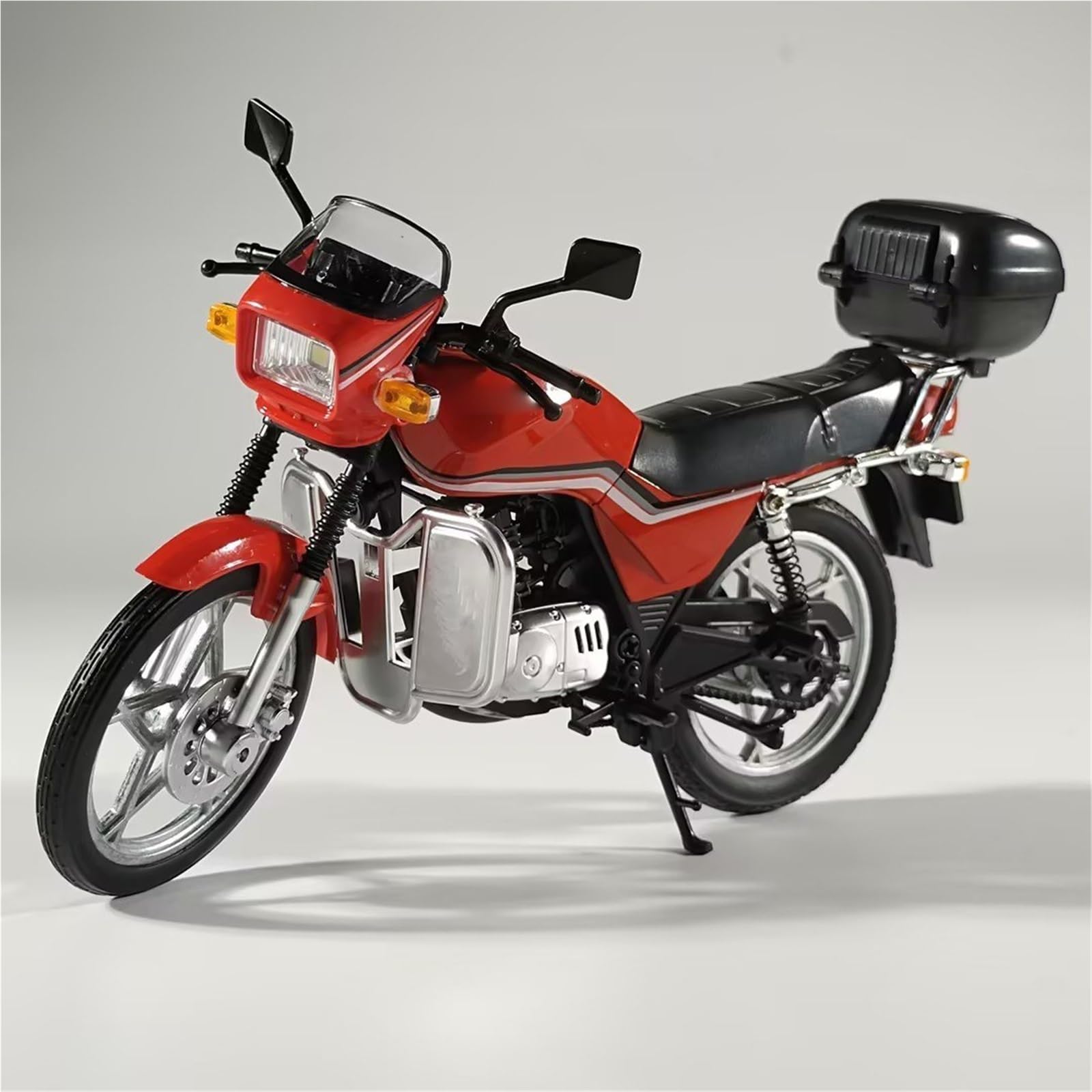 Für S&uzuki GS125 Motorrad-Modellauto Aus Metallguss, Sammlerstück, Hobbygeschenk, Ausstellungsstück, Geschenk Für Jungen, Maßstab 1:12