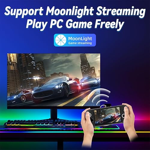 Miniatura 5 de JOYFUNPLAY RG556 - Consola de juegos de mano retro con 8000 juegos, Android 13, pantalla AMOLED de 5.48 pulgadas, 8 GB de RAM, 256 GB de