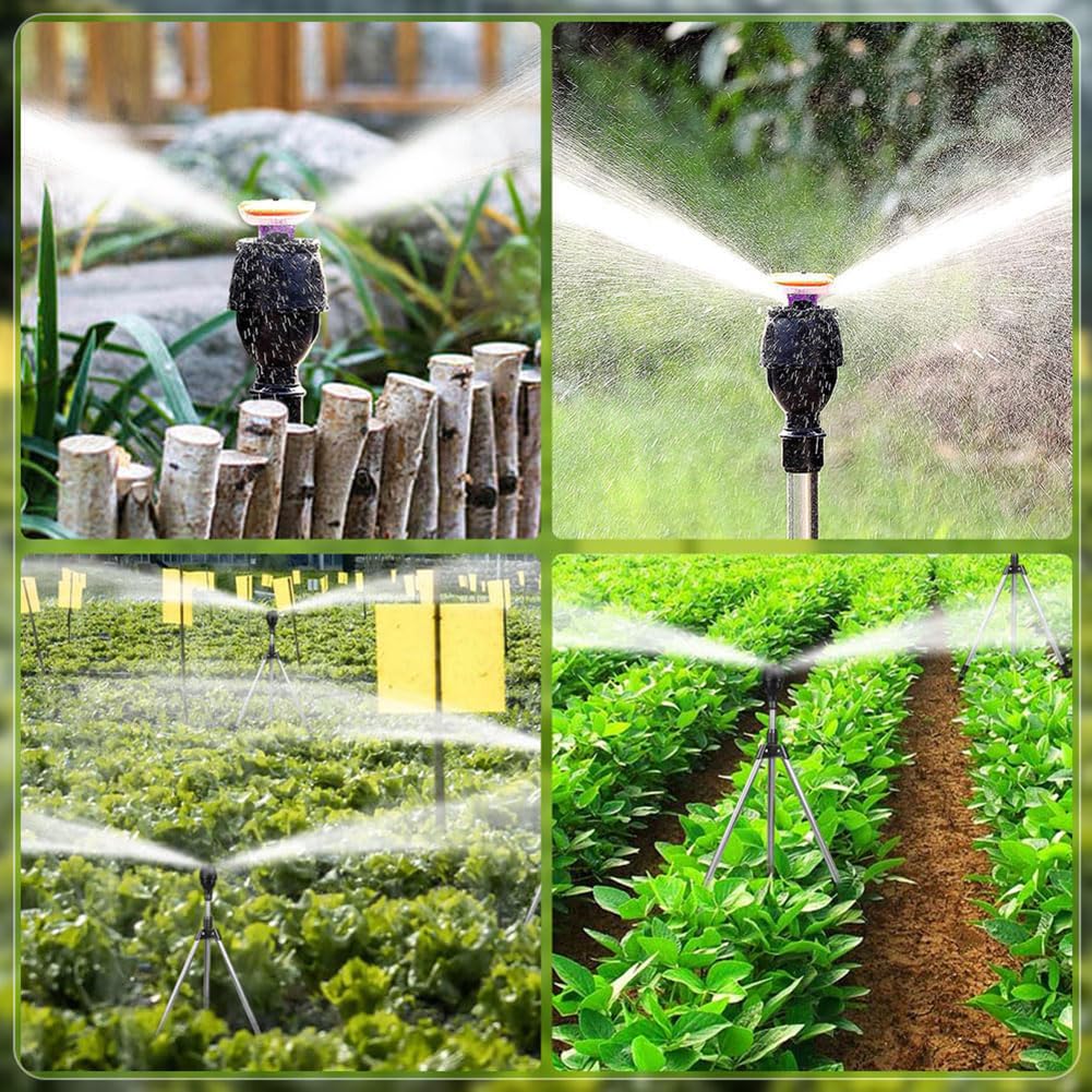Rasensprenger, 360 Grad Gartenbewässerungssystem für landwirtschaftliche Bewässerung und Pflanzenpflege