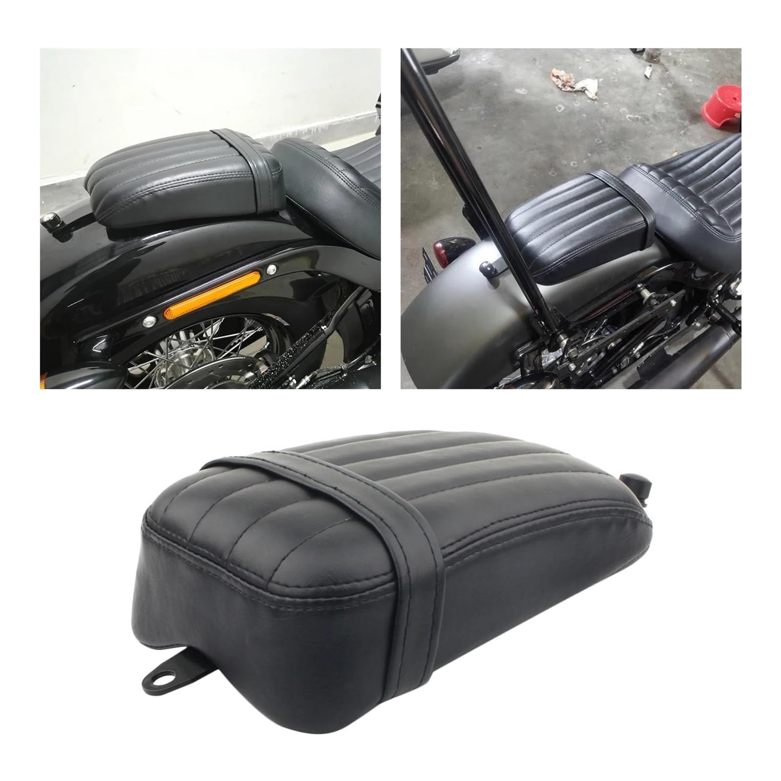 Cuscino Comfort Per Motocicletta Accessori Per Motociclette Cuscino Per Sedile Passeggero Posteriore Nero Ventose Per Sellino