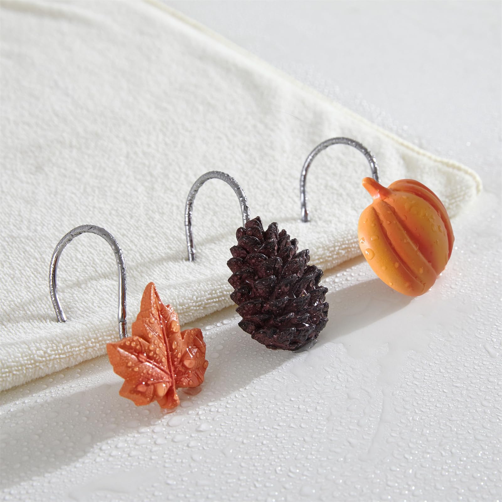 Fall Shower Hooks - Maple Leaves, Pumpkins & More -5 Fall Shower Hooks - Maple Leaves, Pumpkins & More -5