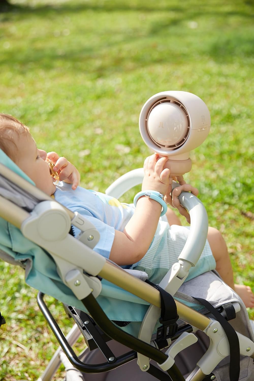 JISULIFE Baby Stroller Fan Portable Handheld Mini Fan