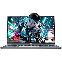 Tivique PC Portatile Processore Ryzen 7 5700U Fino a 4.3GHz, 16 GB RAM DDR4