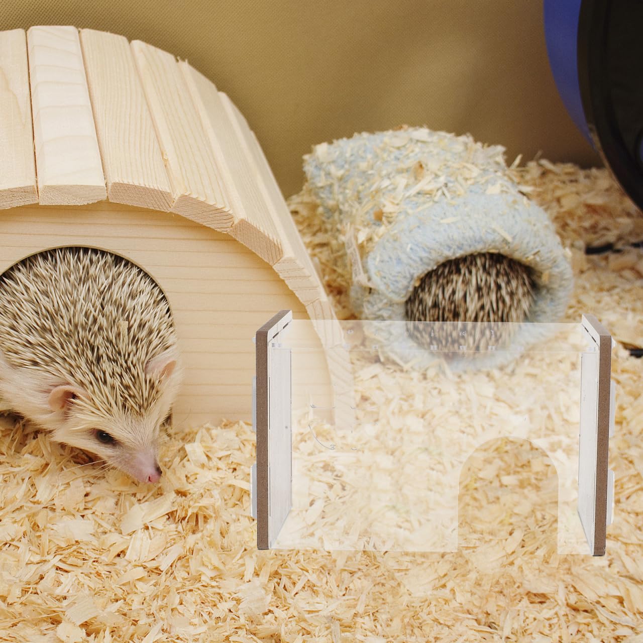 BESPORTBLE Clear Hamster Hideaway Shelter Small Indoor Hamster House & Chinchilla Hut Decorative Transparent Nest for Small Animals for Hamster Hiding & Resting - Image 4