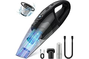 USB Vacuum Cordless Rechargeable, Handheld Cordless Vacuum Cleaner for Car Home and Pet