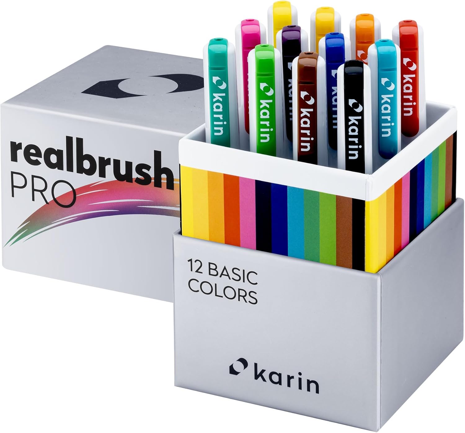 Karin Realbrush PRO Basic Colors - a set of 12 brushes in an exclusive and protective case.