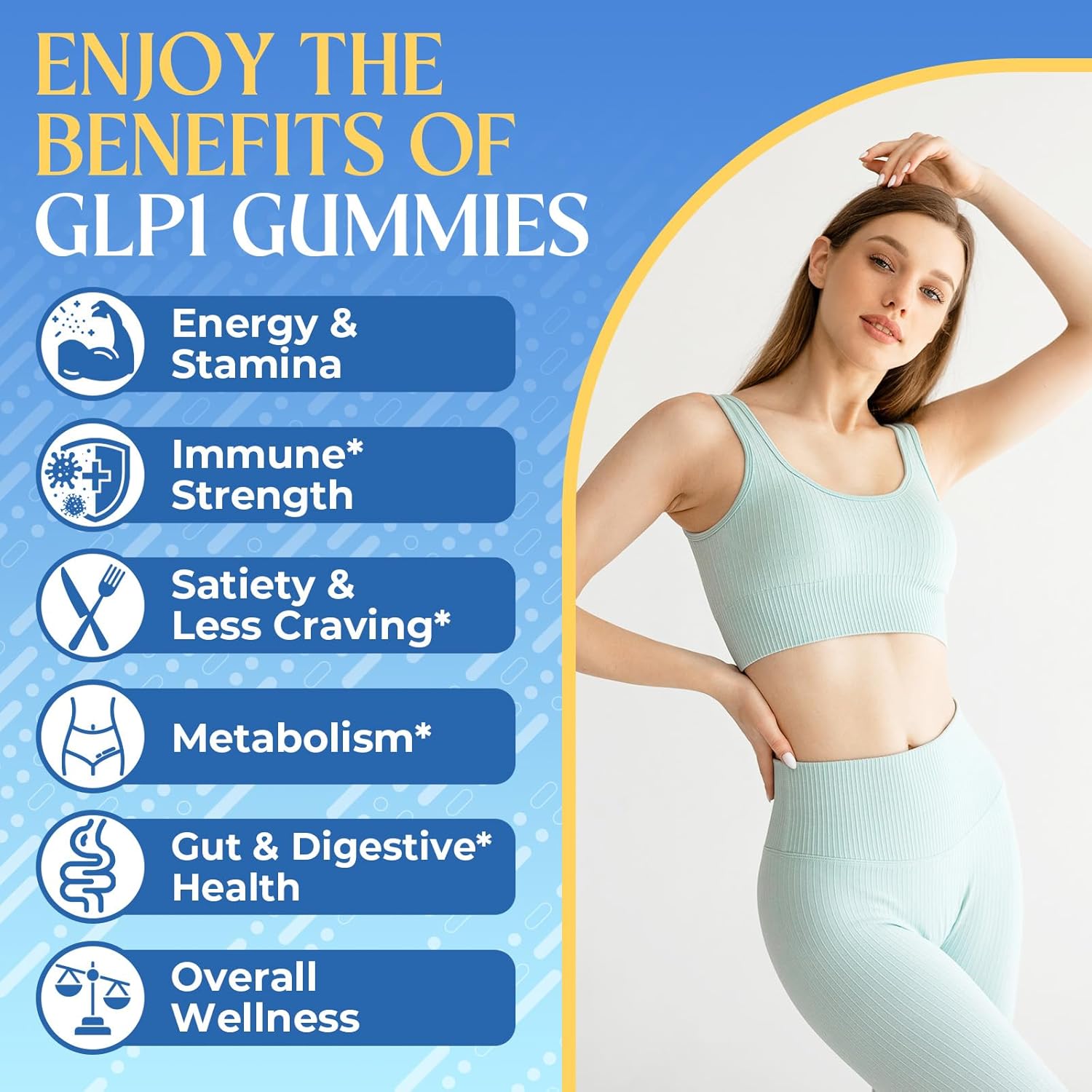 GLP-1, GLP-1 Supplement for Women & Men | 17-in-1 Scientific Formula GLP1 Gummies with Berberine, Akkermansia for Nutrient Absorption, Metabolism Digestion & Gut, No Stomach Discomfort, 90 Gummies - Image 2