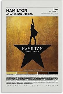 FOLIUMK Hamilton Musical Poster Album Cover Posterstyle 12x18inch(30x45cm)