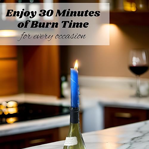 Miniatura 2 de Hippie Drippy - Velas de goteo  Paquete de 11 velas cónicas de goteo  Velas de fusión de botellas de vino (blanco)