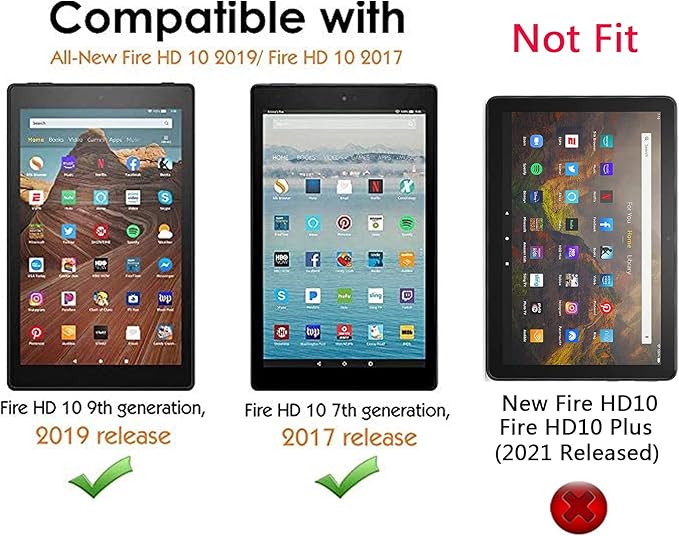 Protector Pantalla TiKeDa para Amazon Fire HD 10 2019 miniatura 2