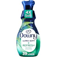 Downy Ultra Soft Fabric Softener Liquid, Refreshing, Birch Water, Botanical, 27 fl oz, 39 Servings