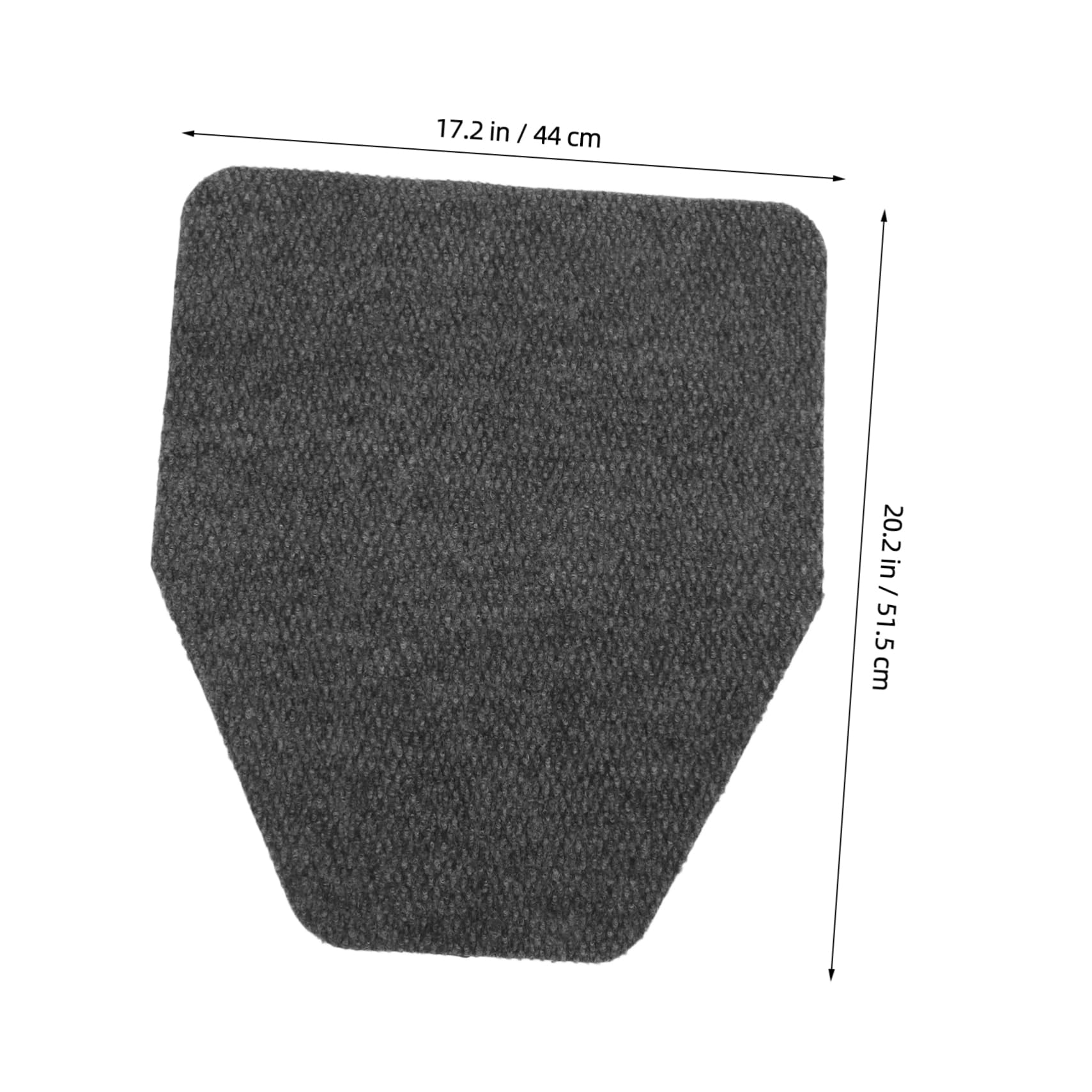 ARTIBETTER Urinal Mats for Men Washable Floor Mats Absorbent Non Skid Surface Emergency Urinal Pad Dark Grey