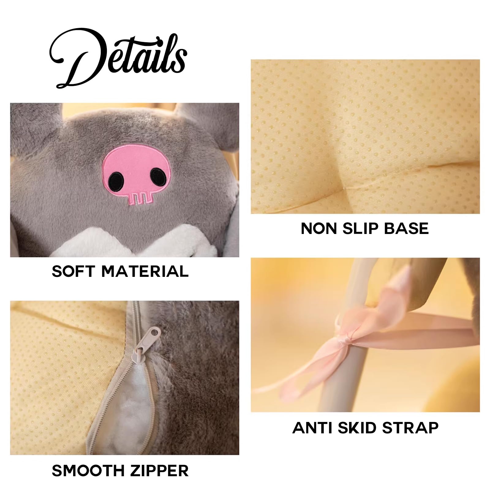 Amazon.com: Ohjijinn Kawaii Cushion Chair, Comfy Cartoon Plush