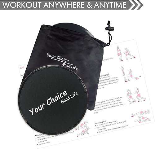 Miniatura 6 de Your Choice Deslizadores Equipo de fitness Deslizadores de piso Ejercicio Deslizadores de núcleo deslizantes Discos deslizantes para entrenamiento
