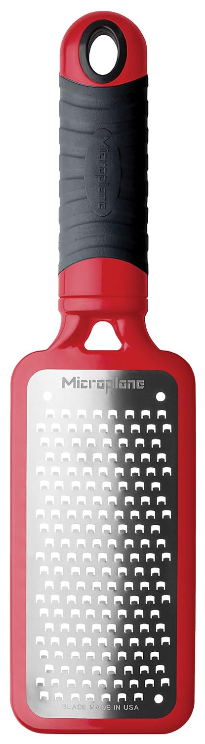 Microplane Home Series Hand Held Cheese Grater Coarse Red