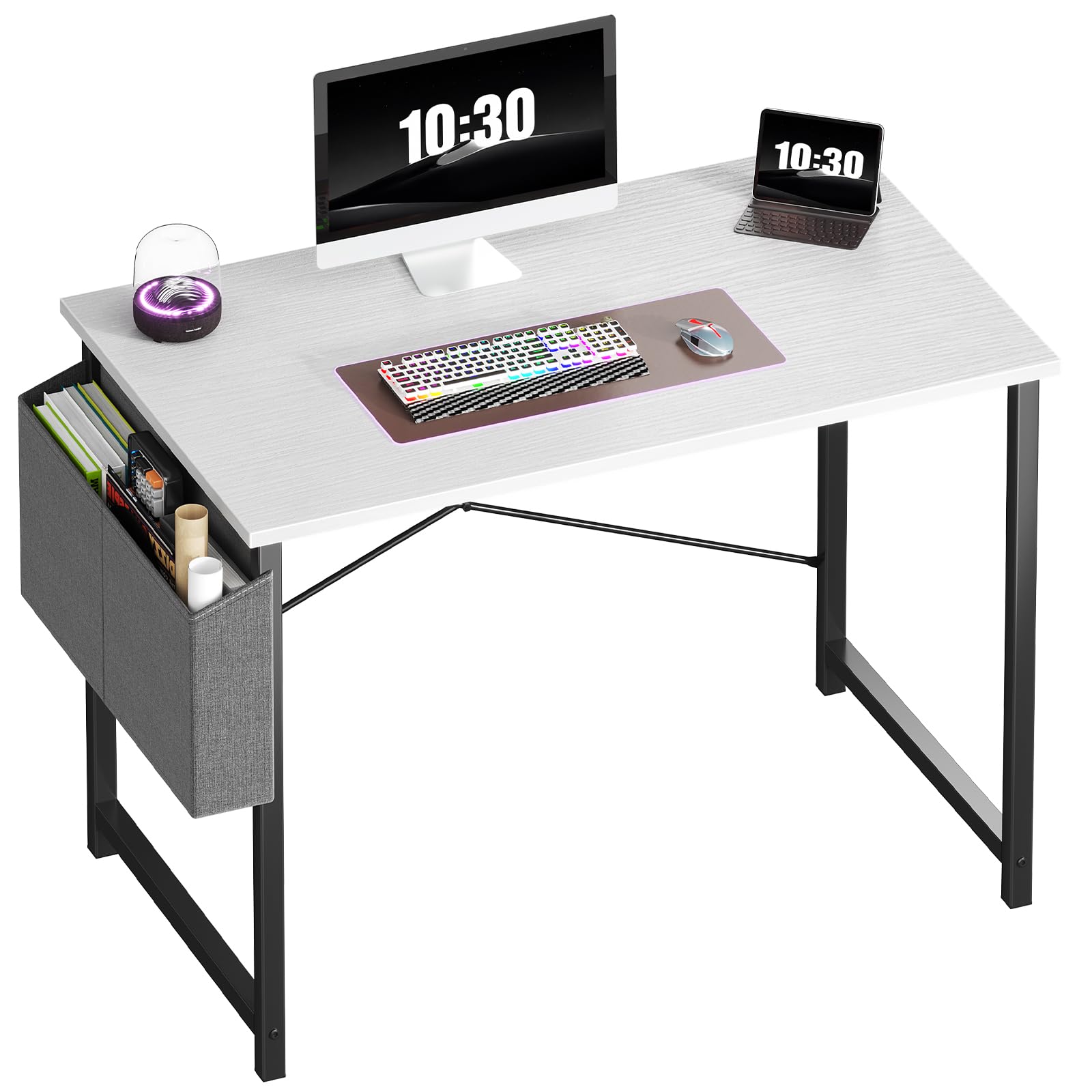 OLIXIS Small Computer Desk, 40 Inch Gaming Desks for Home Office
