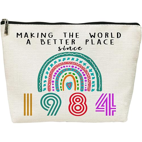 40th Birthday Gifts for Women, 40 Year Old Birthday Gifts Cosmetic Bags, Funny 40th Birthday Gift for Her Makeup Bag, Gift for 40th Birthday Party