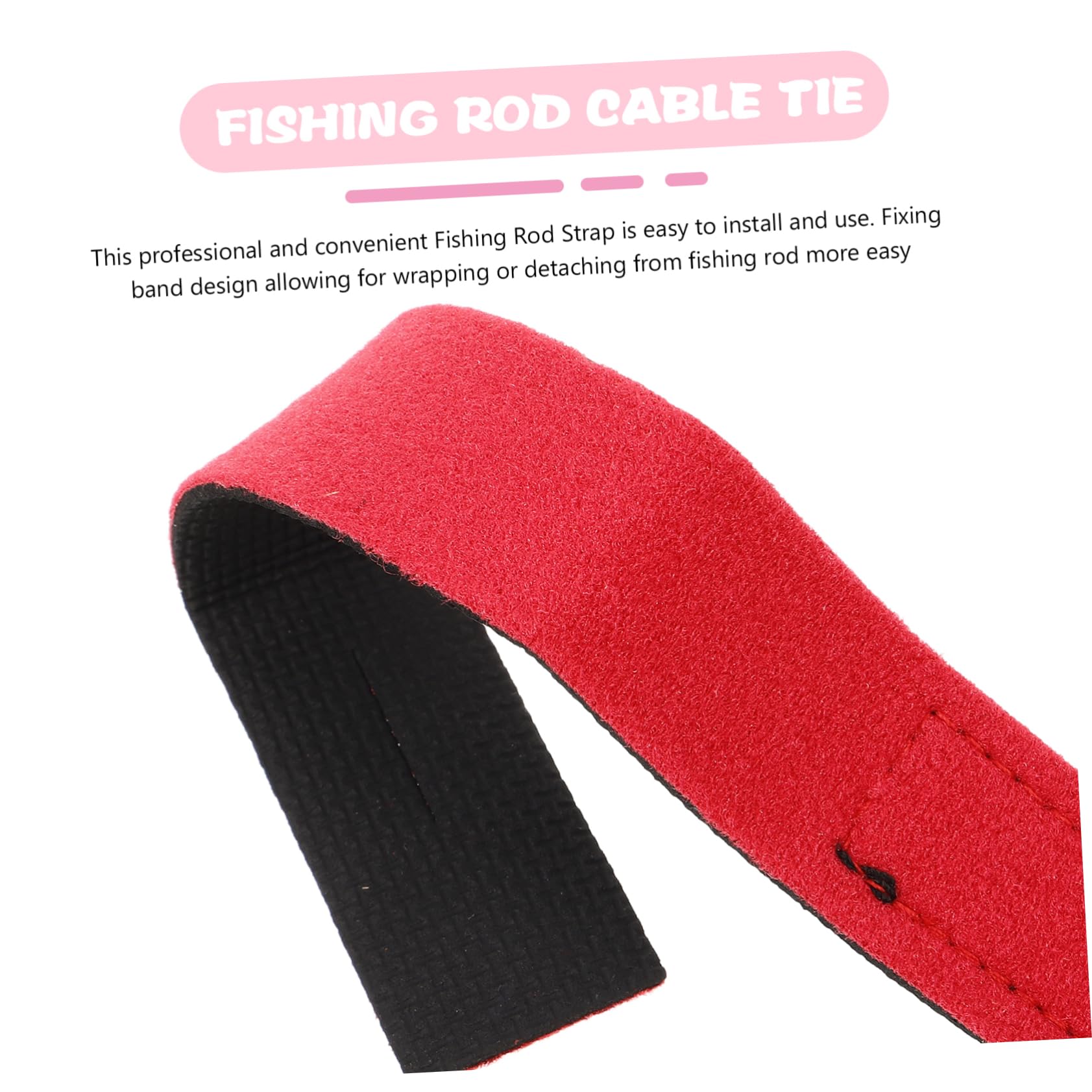 BESPORTBLE Rod Tie Belts Pole Straps Stretchy Fishing Rods Belt Tape High Elasticity Rod Holder Fishing Pole Ties Strap