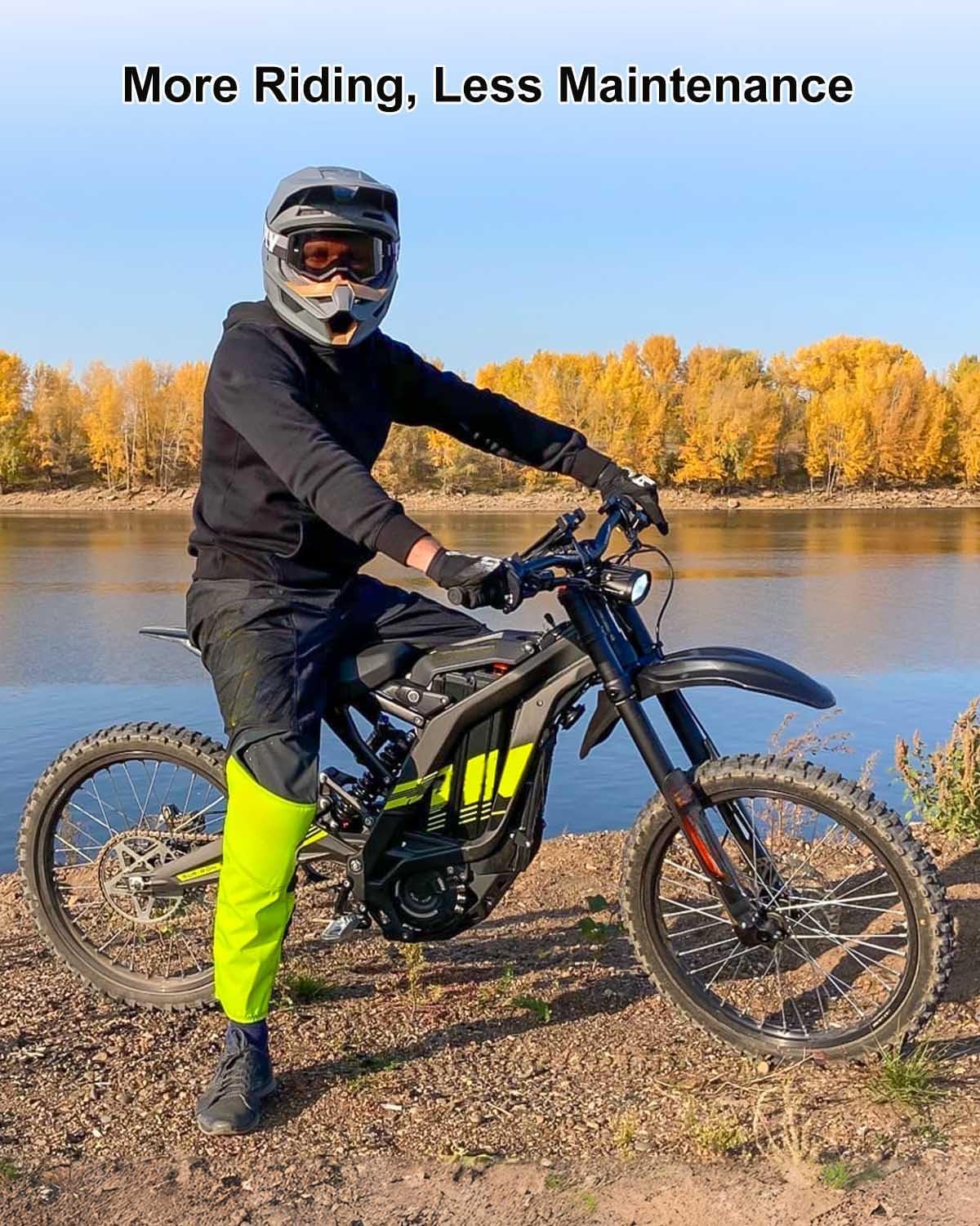 Dirt Bike Electric Throttle Fit for SurRon S/X Electric Dirt Bike, Throttle Tube Electric Throttle with Rubber Handlebar Grips