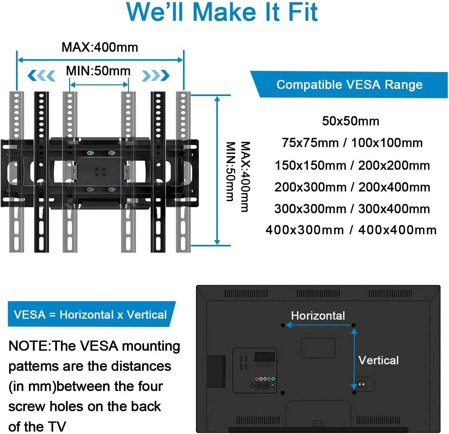 Best TV Wall Mount Swivel and Tilt, JUSTSTONE Full Motion TV Wall Mount Bracket with Height Setting for Most 27-70 Inch TVs, Articulating Arms with Smooth Extension, Max VESA 400x400mm up to 121lbs Special TV Wall Mount Swivel and Tilt, JUSTSTONE Full Motion TV Wall Mount Bracket with Height Setting for Most 27-70 Inch TVs, Articulating Arms with Smooth Extension, Max VESA 400x400mm up to 121lbs