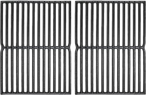 Hisencn Rejillas de cocción de 15 pulgadas para Weber Spirit 200 Series - ES 200 y 210 con panel de control lateral, Genesis Silver A, Spirit 500,