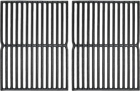 15 inch Cooking Grates for Weber Spirit 200 Series with Side Control Panel, Genesis Silver A, Spirit 500, Cast Iron Grill Grates for Weber 7522, 7523,7521, Spirit E-210, E-200, S-210, S-2002009-2012