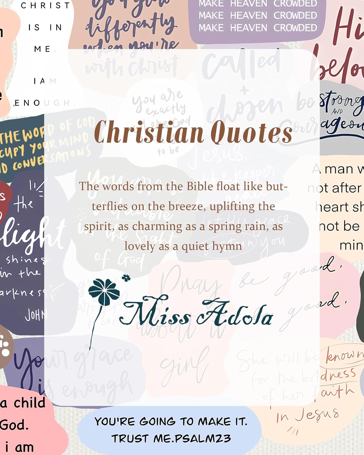 Aesthetic Heavy Canvas Tote Bag with Pocket for Women, Cloth Gusseted Totes Bag with Pattern for Shopping - Image 4