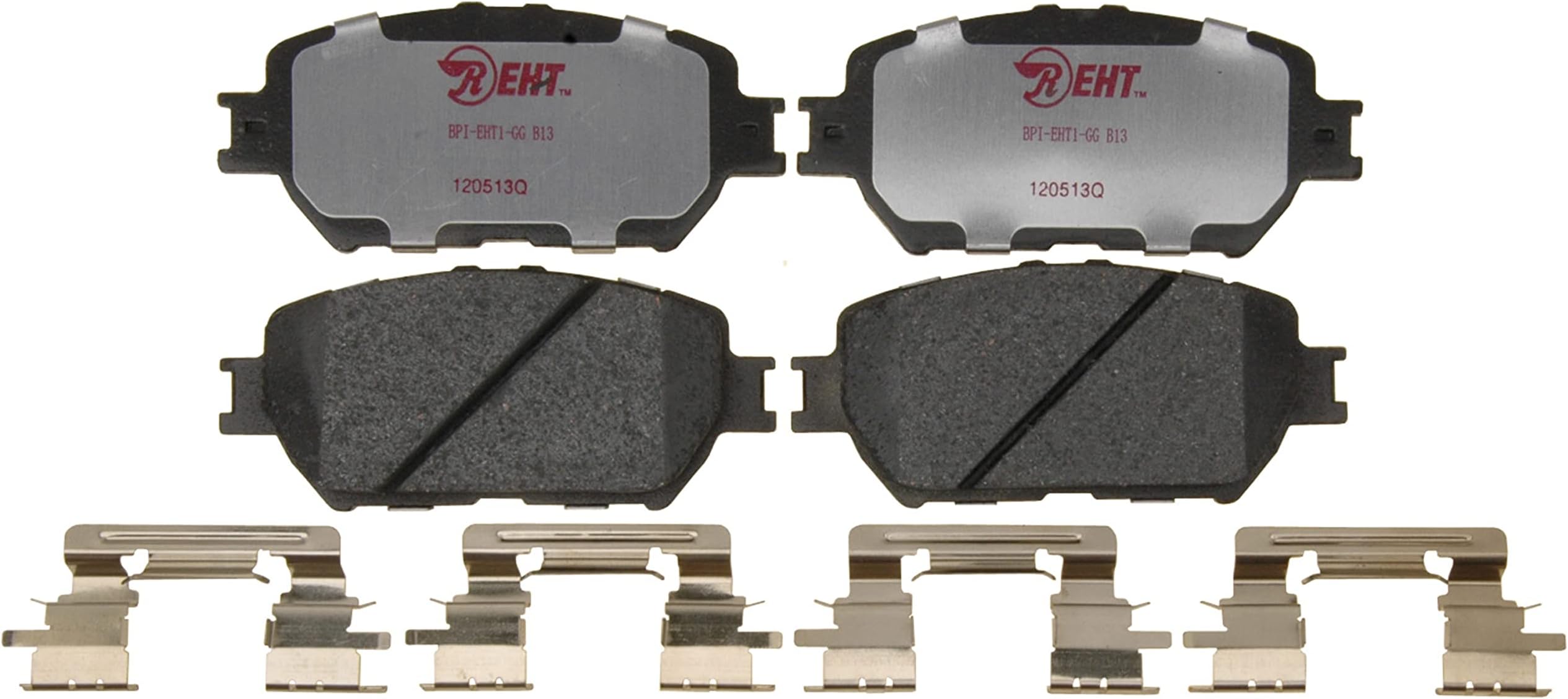 Amazon.com: BOSCH BC828 QuietCast Premium Ceramic Disc Brake Pad Set ...