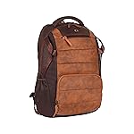 Gear Aspire 3 19″/35L Faux Leather Large Water Resistant Laptop Backpack/Daypack/Travel Backpack/College Bag For Men/Women(Brown-Tan)