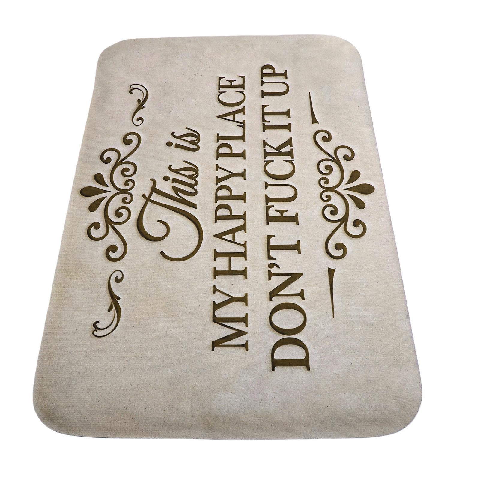 Tapis d'entrée intérieur vintage AUNMAS en diatomite pour sublimer votre déco