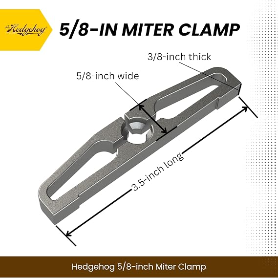 Hedgehog 5/8-inch Miter Clamp (works with Hedgehog Featherboard)