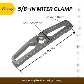 Hedgehog 5/8-inch Miter Clamp (works with Hedgehog Featherboard)