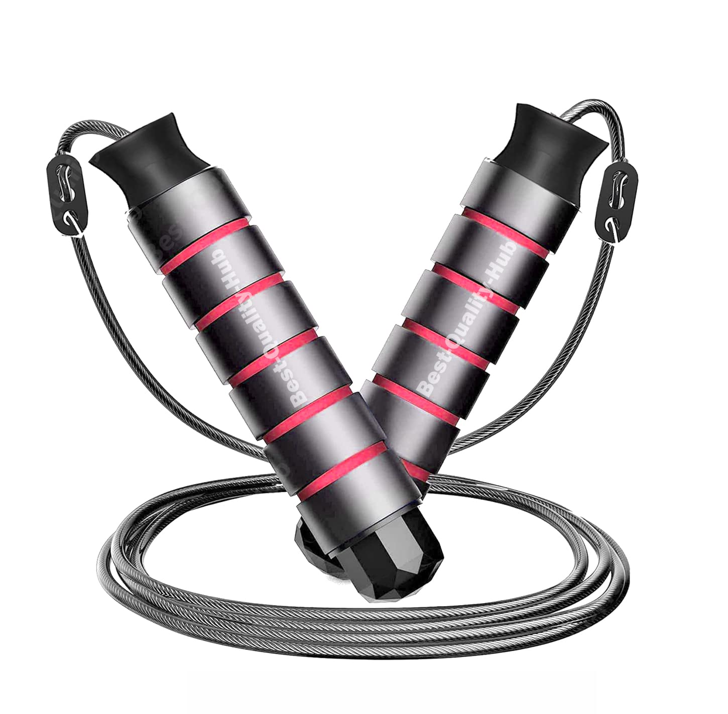 Anti Slip Adjustable Skipping Rope Suitable for Gym, Crossfit, Double Unders, Speed Jumping, Cardio and Weight Loss-image-47