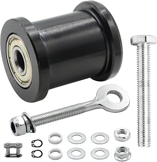 Mini Bike Chain Tensioner with 1-3/4" Roller for Baja Doodlebug DB30 Dirt Bug Race Blitz Motovox Mbx10 Mbx11 97cc 100cc Hensim Doodle Bug Mini Bike Parts with Chain Adjuster