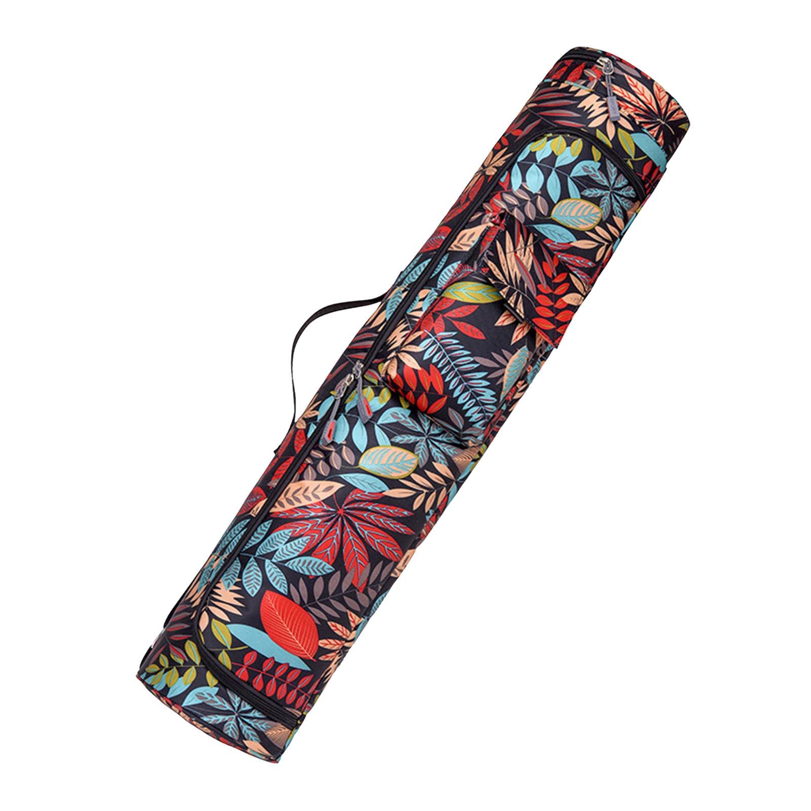 Oxford Fitness Yoga Mat Carrier Case Carry Exercise Bag Red Style A-image-10